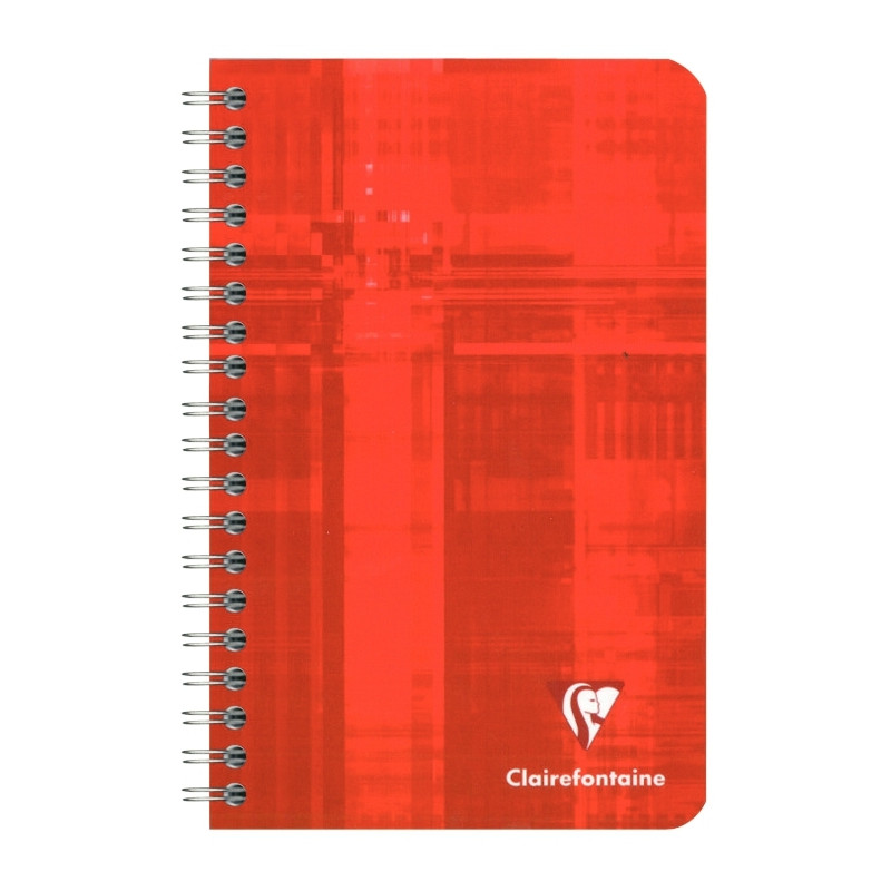 Carnet à reliure intégrale 100 pages CLAIREFONTAINE, format 11x17 cm,
