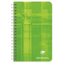 Carnet à reliure intégrale 100 pages CLAIREFONTAINE, format 11x17 cm,