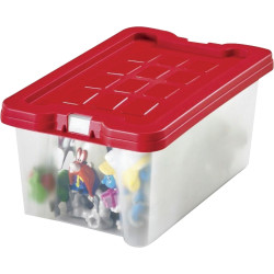 Boite de rangement en polypropylène 4L rouge