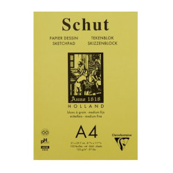 Bloc de papier dessin Petit Grain - A5 125g 100 feuilles