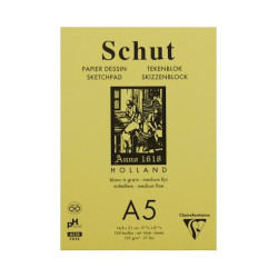 Bloc de papier dessin Petit Grain - A5 125g 100 feuilles