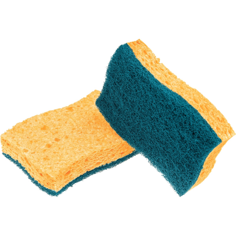 Lot de 2 éponges avec abrasif vert SCOTCH BRITE