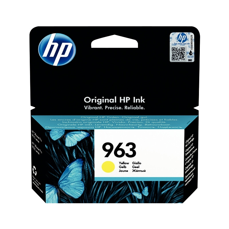 HP 963 cartouche d'encre jaune authentique (3JA25AE)