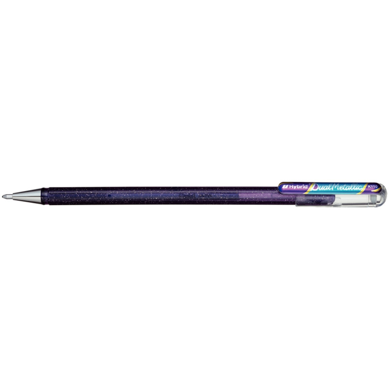 Pochette de 6 stylos gel Dual Métallic assortis