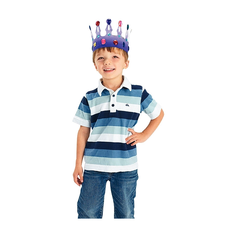 Lot de 24 couronnes en carton blanc