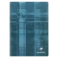 Reliure intégrale 180 pages CLAIREFONTAINE, format A4, quadrillé 5x5,