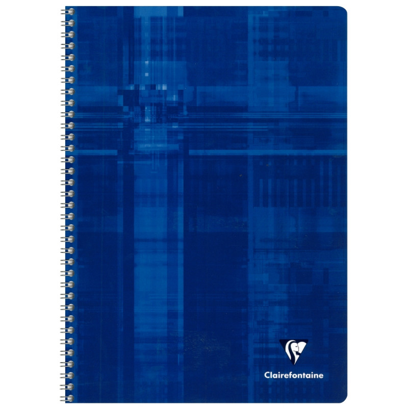 Reliure intégrale 180 pages CLAIREFONTAINE, format A4, quadrillé 5x5,