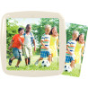 Lot de 4 puzzles à cadre 36 pièces, les activités