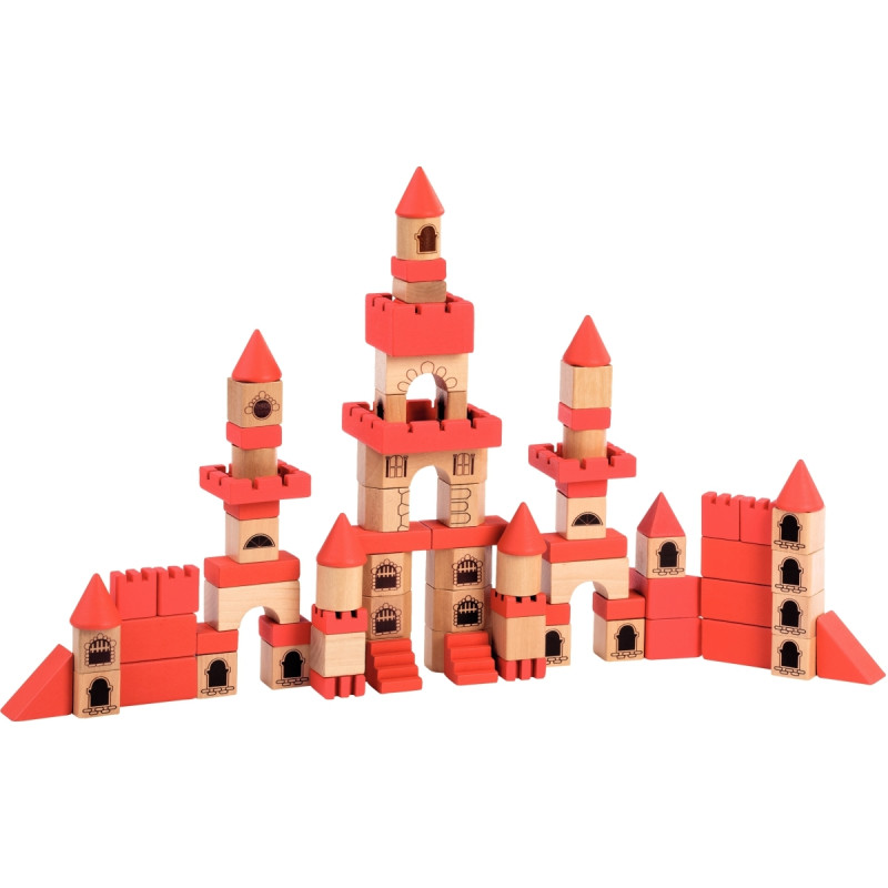 Château fort à construire, 100 pièces