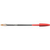 Boite de 4 stylos bille Cristal pointe moyenne rouges