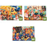 Coffret de 3 puzzles progressifs, la vie en ville