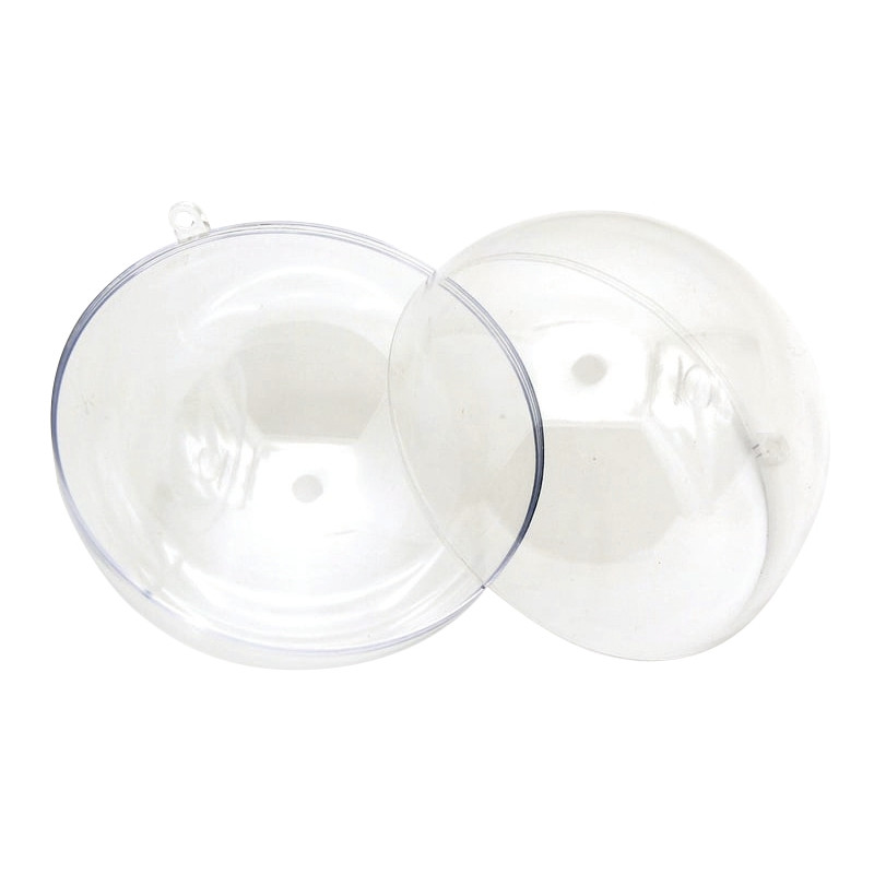 Lot de 10 boules en plastique diamètre 10 cm