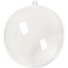 Lot de 10 boules en plastique diamètre 10 cm