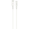 Cordon USB type A vers type C 1,2m blanc