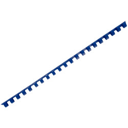 Boîte de 100 reliures plastiques couleur Ø 10mm bleu