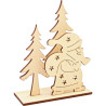 Scène de Noël en bois à assembler