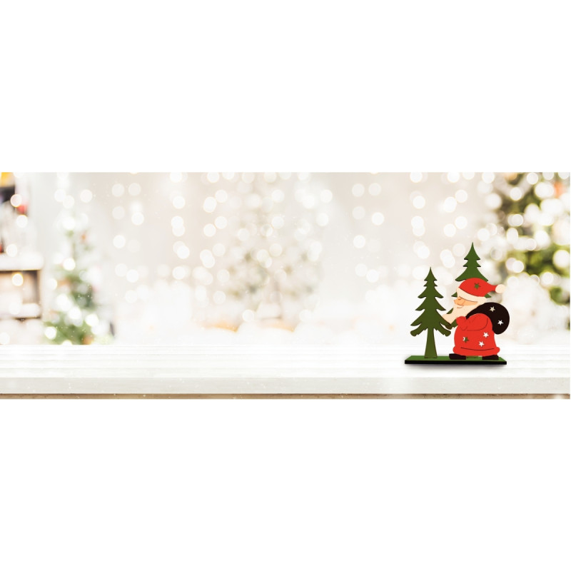 Scène de Noël en bois à assembler