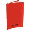 Piqûre 48 pages CONQUERANT, A4, seyès, couv PP rouge