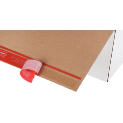 Paquet de 10 boites d'expédition aller/retour 38,9x32,4x16cm
