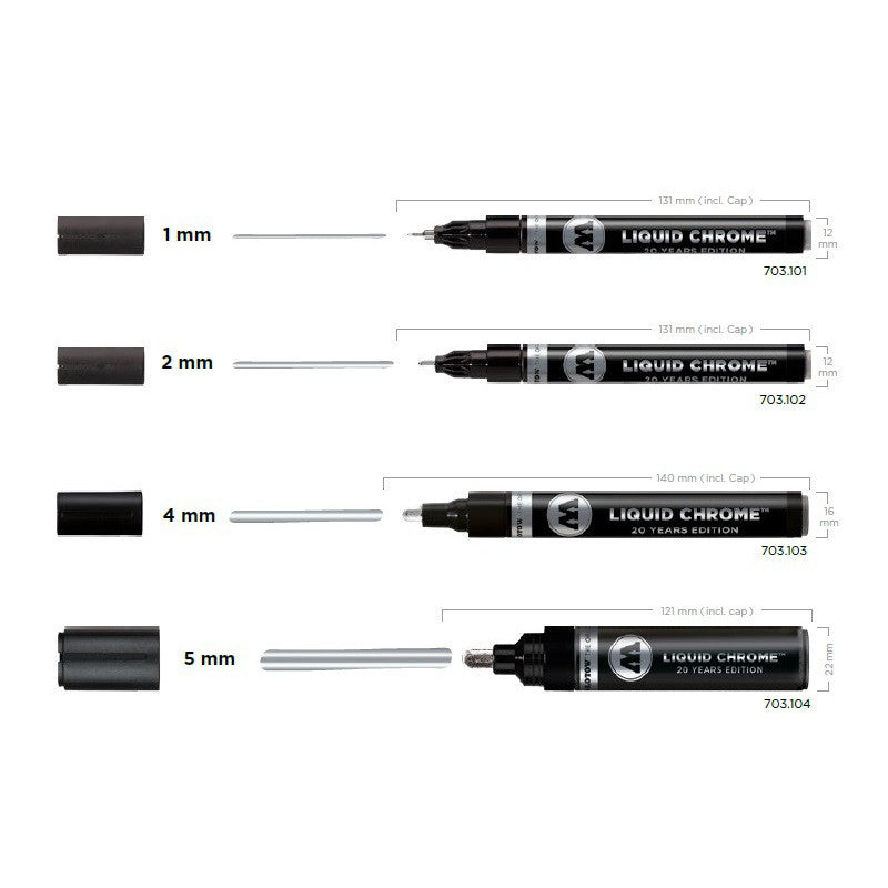 Marqueur Liquid Chrome 2mm