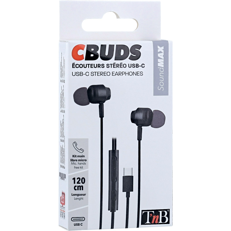 Ecouteurs filaires USB-C T'NB