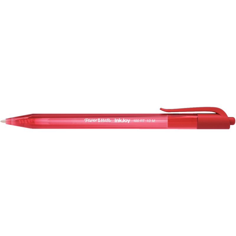 Boîte de 20 stylos Inkjoy 100 rétractable rouges