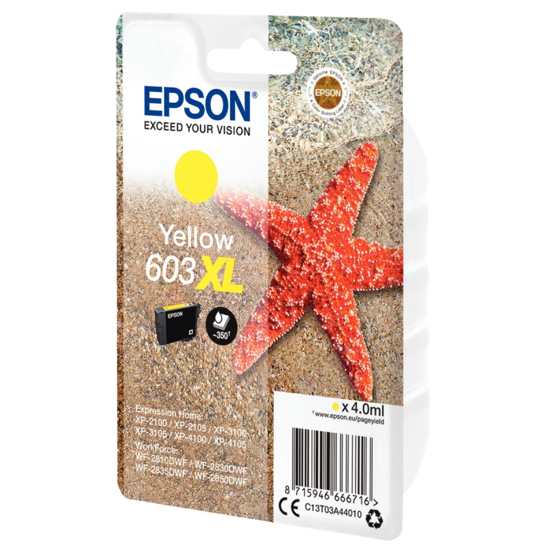 Epson ETOILE DE MER / 603XL cartouche jet d'encre jaune haute capacité
