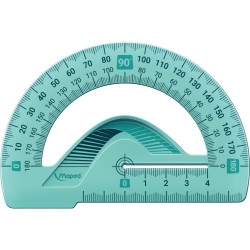 Blister rapporteur 180° 12cm incassable