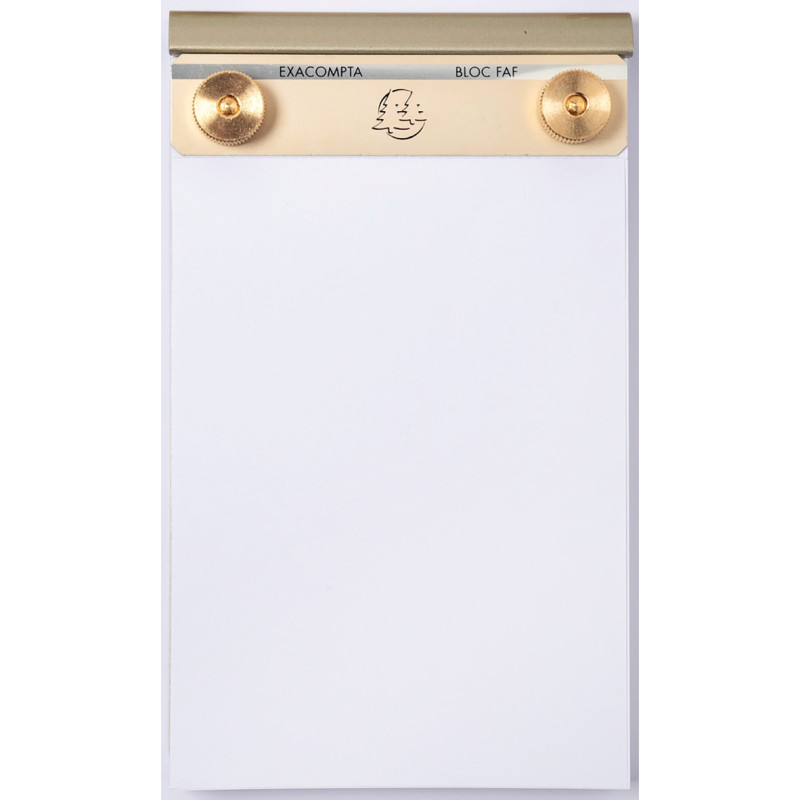 Bloc-notes sur socle + recharge