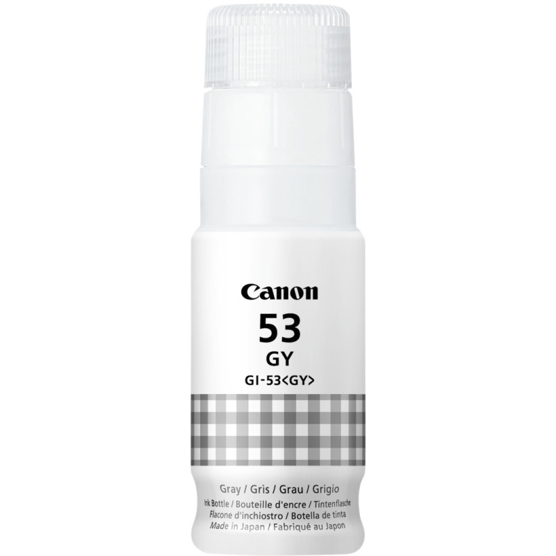 Canon 53 flacon d'encre gris authentique (GI53GY)