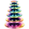 Boite de 7 galets arc-en-ciel tailles assorties