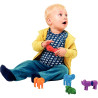Lot de 6 puzzles magnétiques SMARTMAX, les animaux du safari