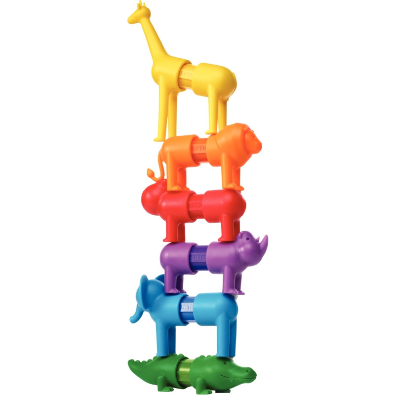 Lot de 6 puzzles magnétiques SMARTMAX, les animaux du safari