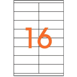 Boîte de 1600 étiquettes multi-usages blanches 105x35mm