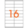 Boîte de 1600 étiquettes multi-usages blanches 105x35mm