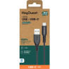 Cordon USB type A vers type C 1,2m noir
