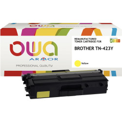 OWA cartouche laser jaune haute capacité remanufacturée compatible Bro