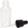 Lot de 5 Flacons compte-gouttes 30 ml vides en plastique + pipette en