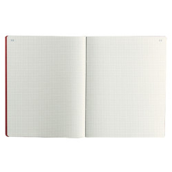 Piqûre de 80 pages folioté 5x5 format 32 x 25 cm