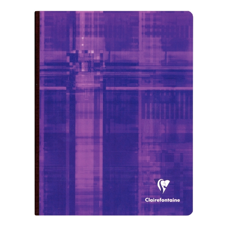 Brochure 192 pages CLAIREFONTAINE, format 17x22 cm, quadrillé 5x5, pap