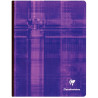 Brochure 192 pages CLAIREFONTAINE, format 17x22 cm, quadrillé 5x5, pap