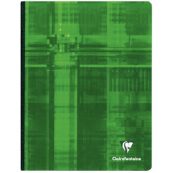 Brochure 192 pages CLAIREFONTAINE, format 17x22 cm, quadrillé 5x5, pap