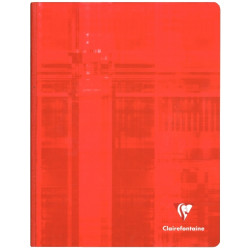 Brochure 192 pages CLAIREFONTAINE, format 17x22 cm, quadrillé 5x5, pap