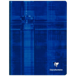 Brochure 192 pages CLAIREFONTAINE, format 17x22 cm, quadrillé 5x5, pap