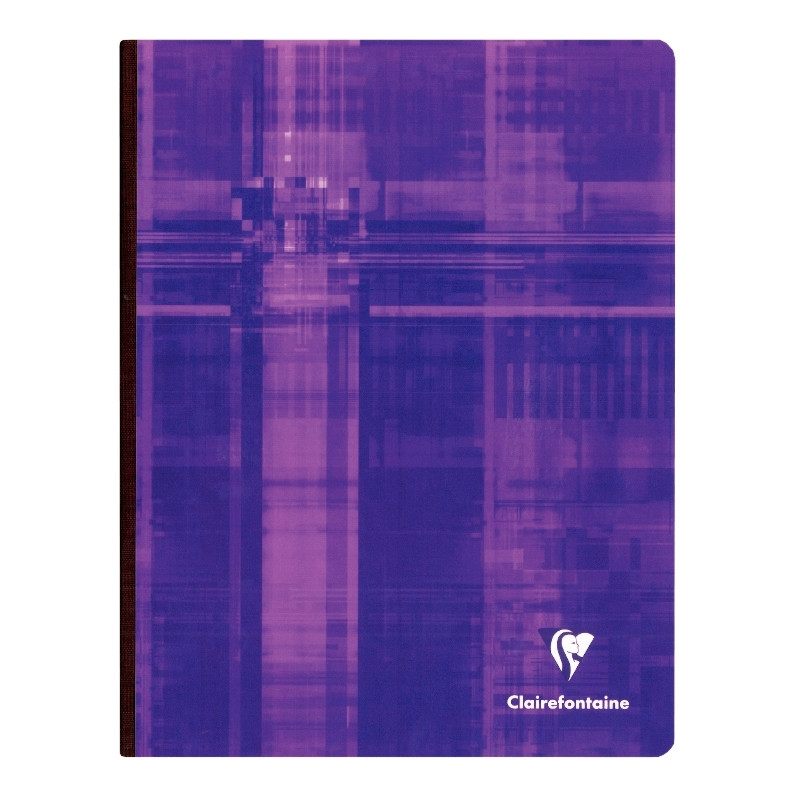 Brochure 192 pages CLAIREFONTAINE, format 17x22 cm, quadrillé 5x5, pap