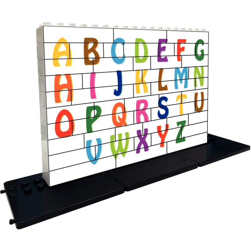 Puzzle UP recto/verso 48 pièces, l'alphabet et les chiffres