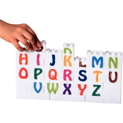 Puzzle UP recto/verso 48 pièces, l'alphabet et les chiffres