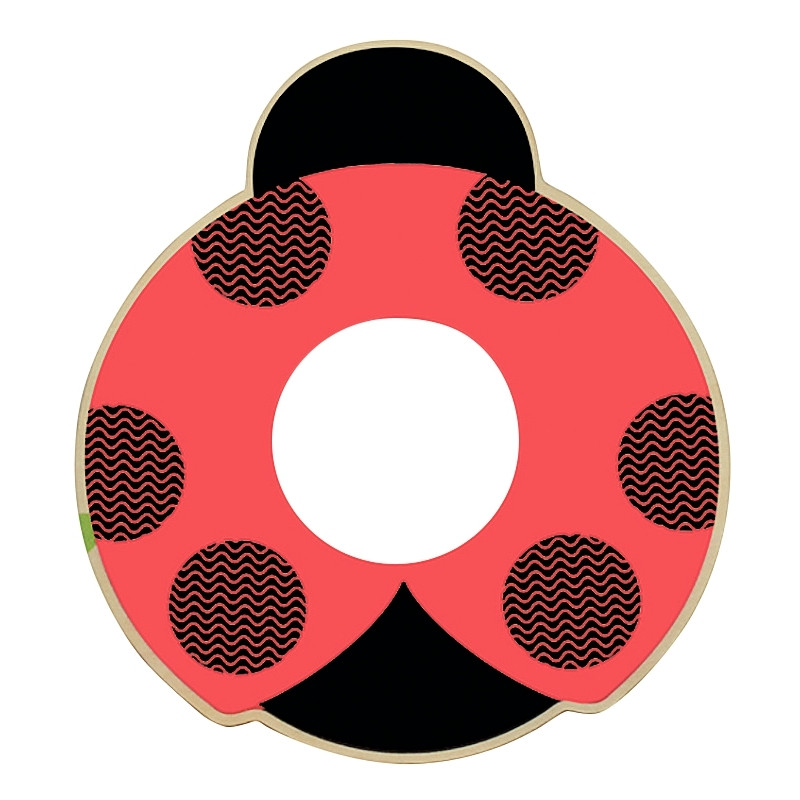 Encastrement 4 niveaux en bois, la coccinelle