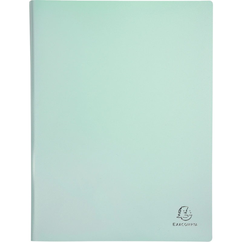 Protège-documents AQUAREL 80 vues en polypropylène, coloris assortis