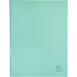 Protège-documents AQUAREL 80 vues en polypropylène, coloris assortis